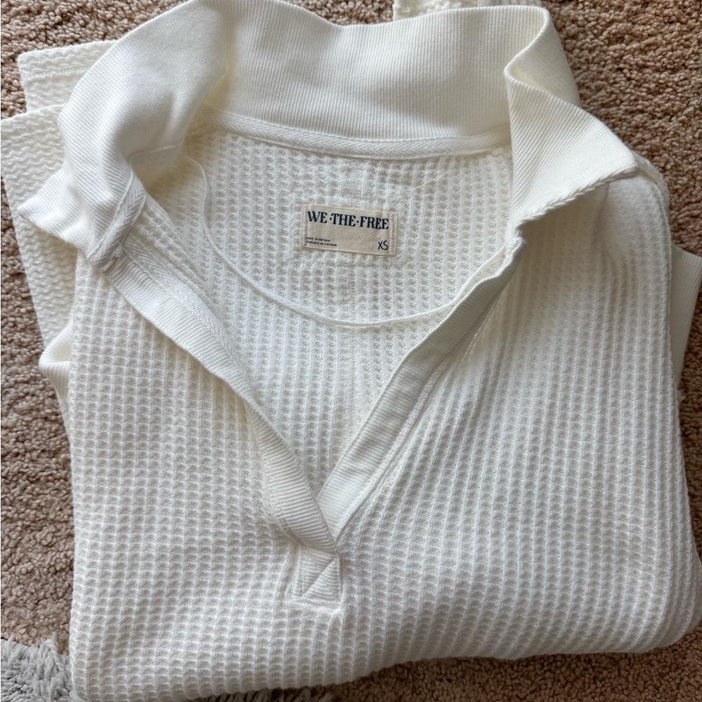 Free People White Top